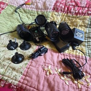 Black Security Camera System